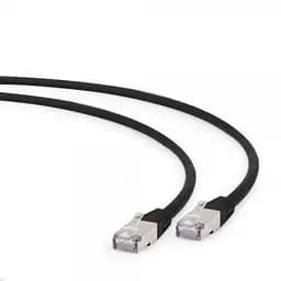 Патч-корд Cablexpert S/FTP Cat 6A CU LSZH 0.25м black (PP6A-LSZHCU-BK-0.25M)