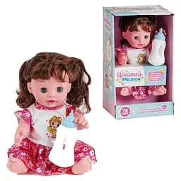 Пупс TK Group, озвученный на украинском, ест, ходит в туалет, закрывает глаза, бутылочка