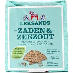 Хлебцы Leksands цельнозерновые ржаные с семенами и морской солью 200 г