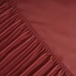 Простирадло на резинці з наволочкою Penelope - Laura coral кораловий 100x200 + 50x70 - мініатюра 3