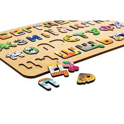 Дитячий дерев'яний сортер А3 Абетка PuzzleOK АртA3-30273 - мініатюра 2