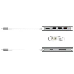USB-Хаб j5create JCD383-N, USB Type-C 9-в-1 (JCD383-N) - мініатюра 3