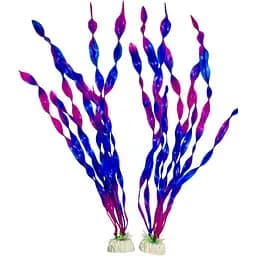 Рослина для акваріуму Китай 30 см рожево-синя