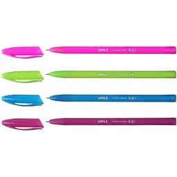 Ручка масляна ZiBi Smile Kids Line 0.5 мм в асортименті (ZB.2262-01) - мініатюра 3