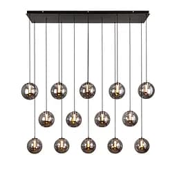 Каскад люстра LED світильник Levistella 999150F-14 BK+SM модерн 28W на 14 плафонів - мініатюра 4