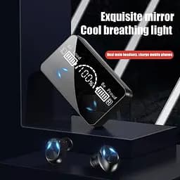 Бездротові Bluetooth навушники TWS Х3 з LED підсвічуванням, індикатором заряду, павербанком і сенсорами - мініатюра 5