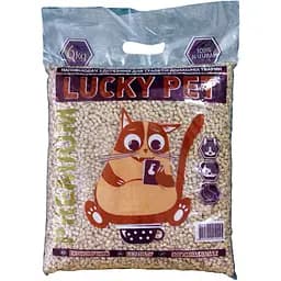 Уцінка. Деревний наповнювач для котячого туалету Lucky Pet преміум 6 кг