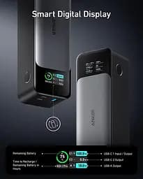 Зовнішній акумулятор Anker 737 Powercore 24000 mAh 140W (A1289) - мініатюра 4