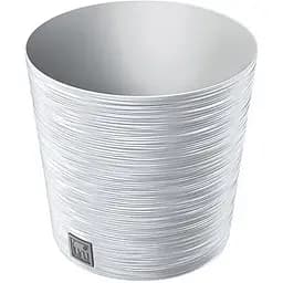Горщик для квітів Prosperplast Furu з вкладкою 10.2 л білий (57239-449)