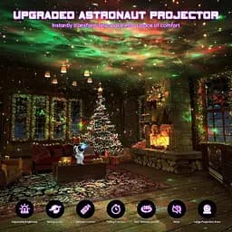 Проектор астронавта LAMPET Galaxy Starry Sky з дистанційним керуванням та таймером - мініатюра 4