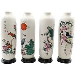 Фарфорова ваза на підставці Півонії 27.5х7.5х7.5 см 4 шт. (32360A)