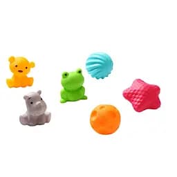 Набор развивающих сенсорных мячей и животных BabyOno 6 шт