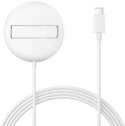 Зарядное устройство беспроводное UltraCharge Magnetic Kickstand 15Вт белый Belkin teh0026378
