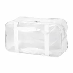 Матова сумка в пологовий будинок розмір М 40 х 25 х 20 см (біла)