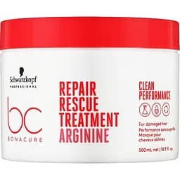 Маска Schwarzkopf Professional BC Bonacure Repair Rescue Treatment Arginine для пошкодженого волосся 500 мл