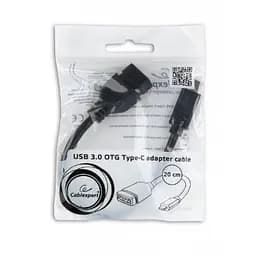 Дата кабель OTG USB 3.0 AF to Type-C 0.2m Cablexpert (A-OTG-CMAF3-01) - мініатюра 2