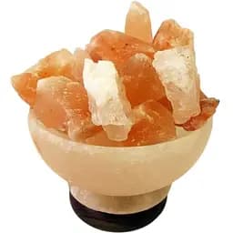 Соляна лампа No brand Гімалайська сіль Кубок вогню 16x10 см