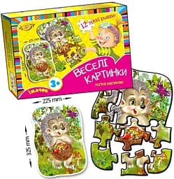 Настольная игра Майстер Веселые картинки. Ежик