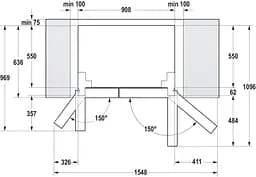 Холодильник SBS Gorenje NRS9181MX сріблястий (NRS9181MX) - мініатюра 5