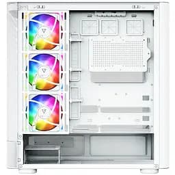 Корпус ModeCom VOLCANO AQ500 ARGB MIDI FRONT LCD 6,2” 4x120mm fans WHITE без БЖ ATX - мініатюра 5