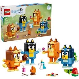 Конструктор LEGO Bluey Сім'я Блуї з кубиків (11217)