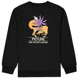 Світшот Picture Organic Shakay Crew M Чорний - мініатюра 5