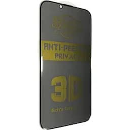 Захисне скло DK для Apple iPhone 13 Pro 300C Large Arc Антишпигун Full Glue 019323 black