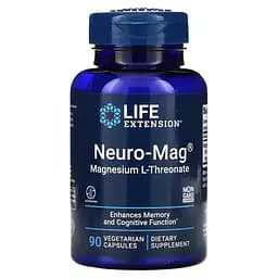 Вітаміни та мінерали Life Extension Neuro-Mag, 90 вегакапсул