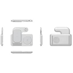БЗП WIWU Wi-W020 3 in 1 wireless charger White - мініатюра 2