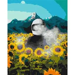 Картина по номерам Brushme Космическая земля 40x50 см