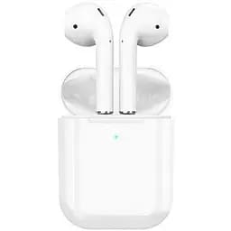 Бездротова гарнітура Hoco ES49 (EW02) AirPods біла блютуз 5.0 - мініатюра 3