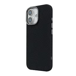 Карбоновый чехол для Apple iPhone 17, LikeCarbon2 MagCase, черный, тонкий защитный чехол-панель из поликарбоната с магнитами N52, MagSafe, противоударный, совместим с беспроводной зарядкой, приподнятые края для защиты камеры, ArmorStandart (ARM88379) - мініатюра 5