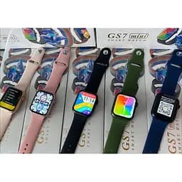 Смарт-годинник Smart Watch GS7 Pro Max, 45 мм, дзвінки, бездротова зарядка рожевий - мініатюра 5