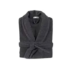 Халат махровый unisex Lotus Home - Basic New Line антрацит S