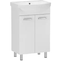 Тумба для підлоги RJ Soft-L з умивальником Freja L71955000 55 см Білий RJFU023-0155WHSET(RJFU023-0155WH + L71955000) Білий