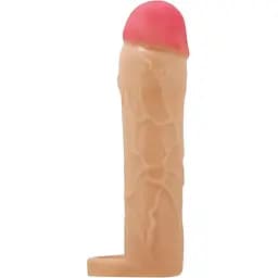 Насадка на пенис Pretty Love Hani 2" 18 см телесный