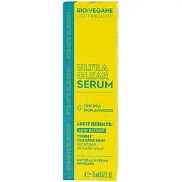 Сыворотка для лица Bio:Vegane Ultra Clear Serum Ультра чистота 15 мл
