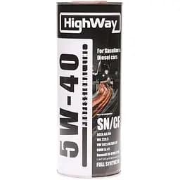 Масло моторное HighWay синтетическое 5W40 SN/CF 1 л (147251)