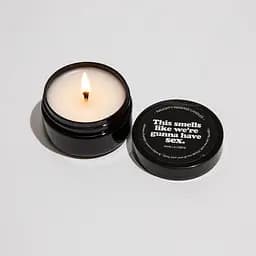 Масажна свічка міні з ароматом ванільного крему This Smells Like Sex 50g - мініатюра 3
