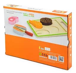 Набір іграшок Пікнік Viga Toys 50980 Дерев'яні іграшки продукти - мініатюра 5