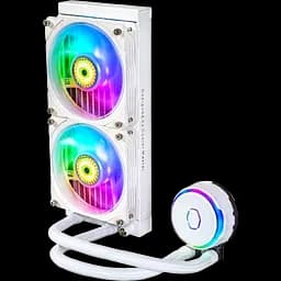 Водяне охолодження Cooler Master MasterLiquid PL240 Flux ARGB White Edition (MLY-D24M-A23PZ-RW)