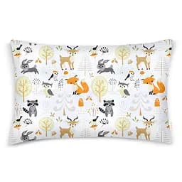 Дитяча постільна білизна в ліжечко ANIMALS CS17, бежевий (AnimalsAutumnForest_Magnolia110x160_140) - мініатюра 3