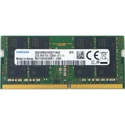 Модуль пам'яті Samsung DDR4 32Gb 3200MHz Sodimm (M471A4G43AB1-CWE) Б/в