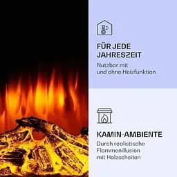 Камін електричний Klarstein Lausanne Lamington (10038005) - мініатюра 6
