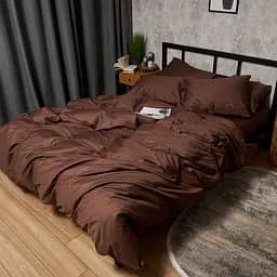 Комплект постільної білизни Moon&Star Satin Premium Mocha Mood Полуторний 143х210 см наволочки 4х50х70 см - мініатюра 6