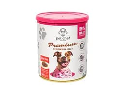 Влажный корм для собак Pet Chef Мясной микс 800 г (4820255193649)