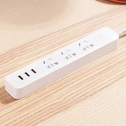 Подовжувач Aigo Power Strip 3 розетки 3 USB 2 m White AC0331ZN - мініатюра 6