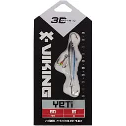 Балансир Viking Fishing Yeti Ice Jig 60mm 16.0g #3 Light Blue Glam - мініатюра 2