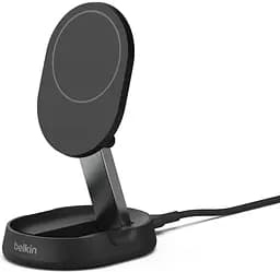 Зарядное устройство для беспроводной связи 15Вт Magnetic Stand Qi2 адаптер 20Вт USB-C черный Belkin teh0018808