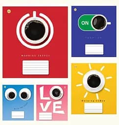 Тетради ученические 48 листов клетка Тверда Кава, 10 шт. в упаковке